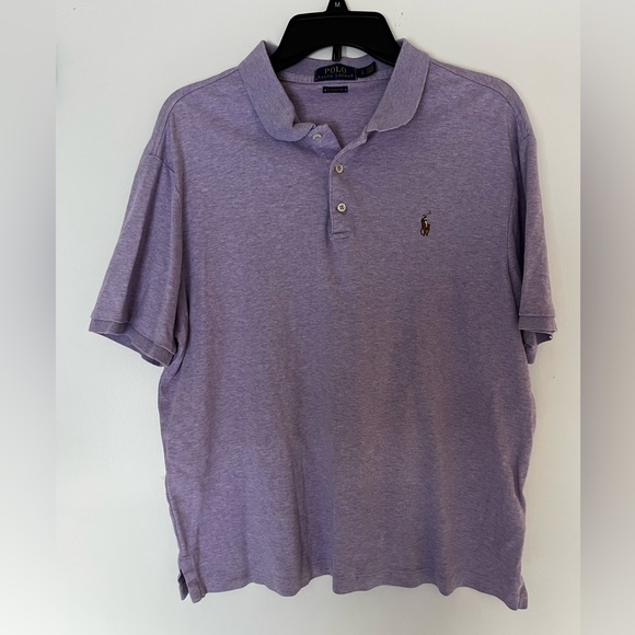 Men’s polo Ralph Lauren purple polo shirt - Picture 1 of 3